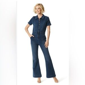 Jessica Simpson Cammie Denim Jumpsuit NWT
